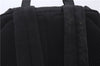 Authentic PRADA Nylon Leather Backpack Purse Black 2794D