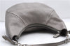 Authentic FENDI Selleria Vintage Shoulder Tote Bag Leather Silver 2794E