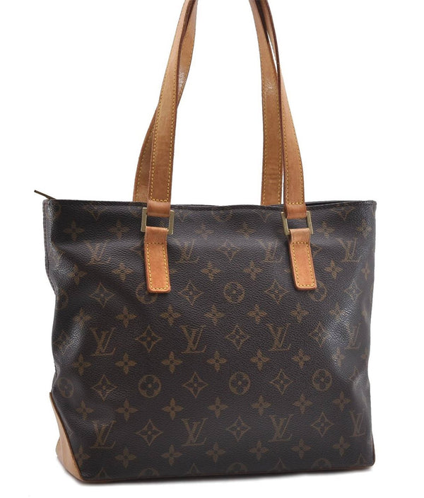 Authentic Louis Vuitton Monogram Cabas Piano Tote Bag Purse M51148 LV 2795D