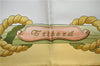 Authentic HERMES Carre 90 Scarf "Tribord" Silk Orange 2797D