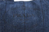 Authentic PRADA Canapa M Denim 2Way Tote Hand Bag B2642B Blue 2797E