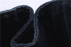 Authentic PRADA Canapa M Denim 2Way Tote Hand Bag B2642B Blue 2797E