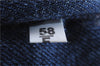 Authentic PRADA Canapa M Denim 2Way Tote Hand Bag B2642B Blue 2797E