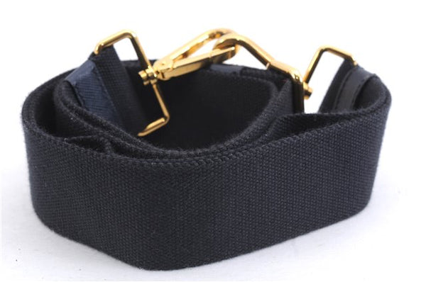 Authentic PRADA Canapa M Denim 2Way Tote Hand Bag B2642B Blue 2797E