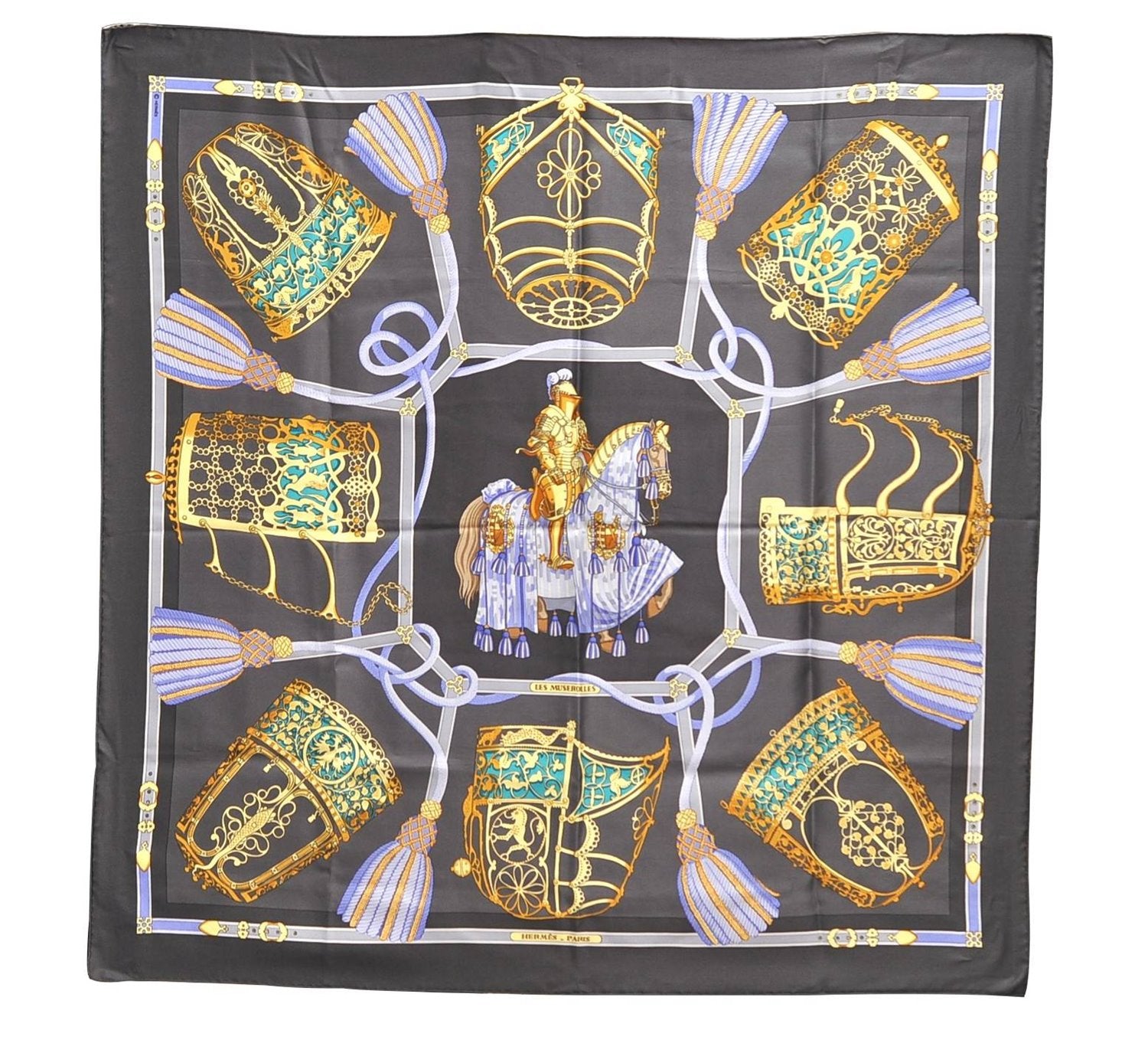 Authentic HERMES Carre 90 Scarf 