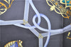 Authentic HERMES Carre 90 Scarf "LES MUSEROLLES" Silk Gray 2798D