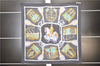 Authentic HERMES Carre 90 Scarf "LES MUSEROLLES" Silk Gray 2798D