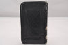 Authentic CHANEL Calf Skin Cambon Line Zippy Organizer Wallet Purse Black 2798I