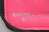 Authentic CHANEL Calf Skin Cambon Line Zippy Organizer Wallet Purse Black 2798I