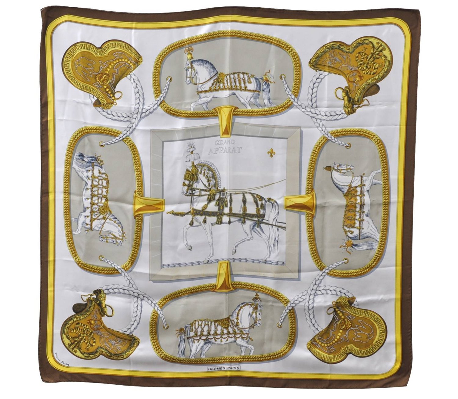 Authentic HERMES Carre 90 Scarf 