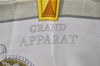 Authentic HERMES Carre 90 Scarf "GRAND APPARAT" Silk Brown 2799D