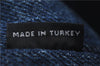 Authentic PRADA Canapa M Denim Tote Hand Bag Blue 2799E