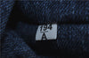 Authentic PRADA Canapa M Denim Tote Hand Bag Blue 2799E