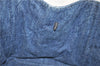 Authentic PRADA Canapa M Denim Tote Hand Bag Blue 2799E