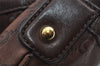 Authentic GUCCI Guccissima Horsebit GG Leather Shoulder Bag 170014 Brown 2799I