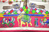 Authentic HERMES Carre 90 Scarf "fantaisies indiennes" Silk Pink 2800D