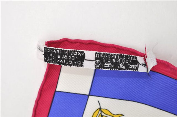 Authentic HERMES Carre 90 Scarf "fantaisies indiennes" Silk Pink 2800D