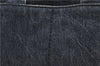 Authentic PRADA Canapa M Denim Tote Hand Bag B1877B Blue 2800E