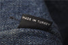 Authentic PRADA Canapa M Denim Tote Hand Bag B1877B Blue 2800E