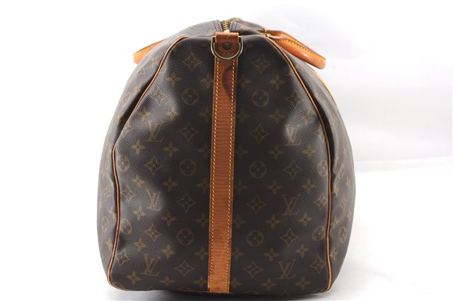 Authentic Louis Vuitton Monogram Keepall Bandouliere 60 M41412 Boston Bag 2800F