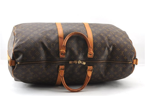 Authentic Louis Vuitton Monogram Keepall Bandouliere 60 M41412 Boston Bag 2800F