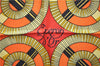 Authentic HERMES Carre 90 Scarf "Eperon d'Or" Silk Orange 2801D
