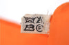Authentic HERMES Carre 90 Scarf "Eperon d'Or" Silk Orange 2801D