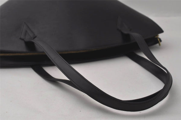 Auth Louis Vuitton Epi Saint Jacques Shopping Shoulder Bag Black M52262 LV 2801I