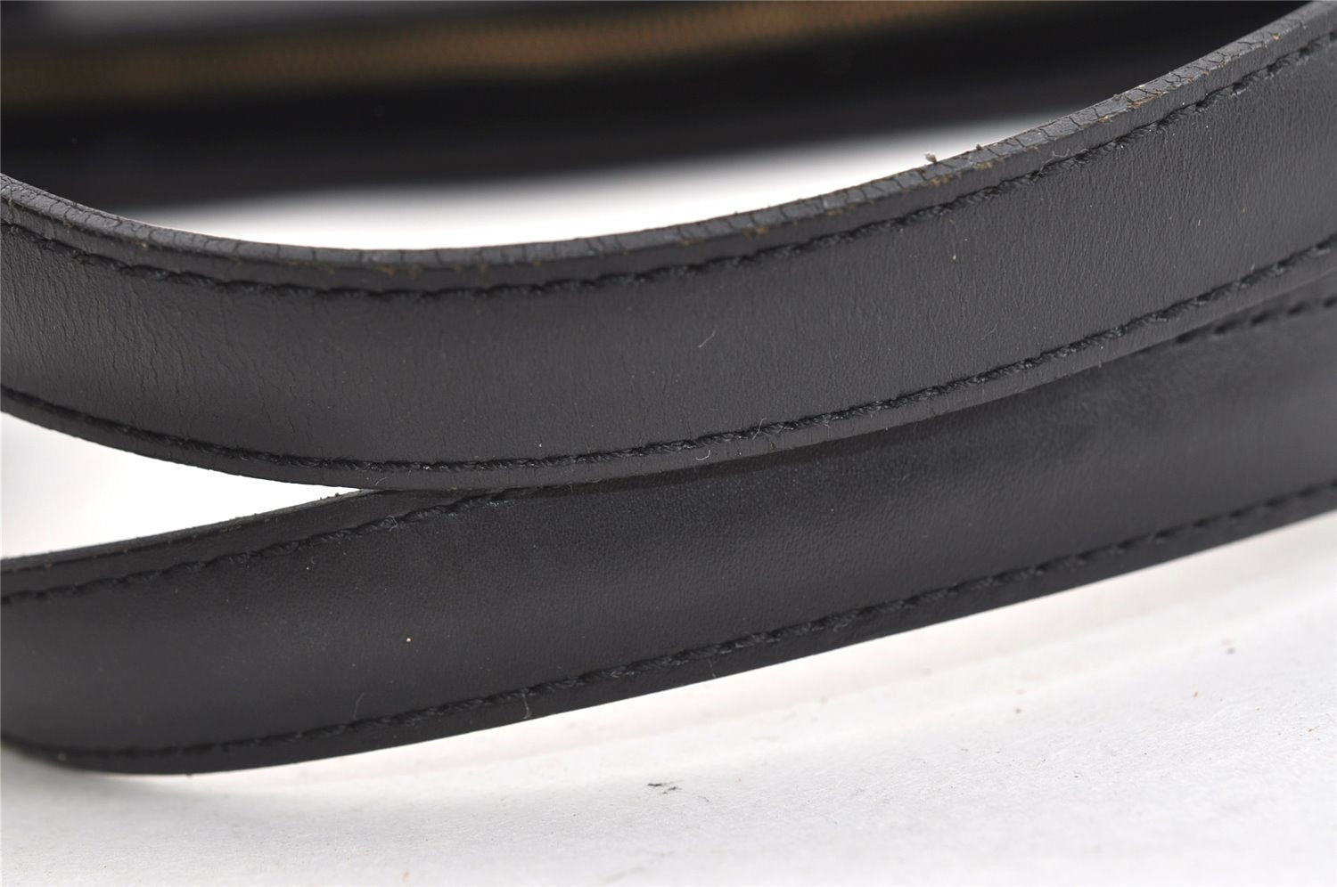 Auth Louis Vuitton Epi Saint Jacques Shopping Shoulder Bag Black M52262 LV 2801I