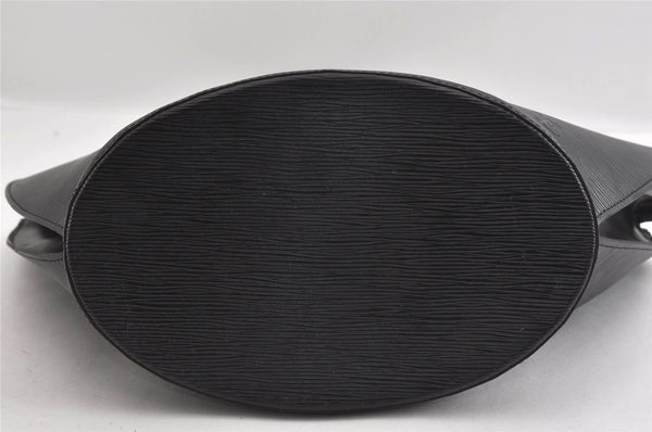 Auth Louis Vuitton Epi Saint Jacques Shopping Shoulder Bag Black M52262 LV 2801I