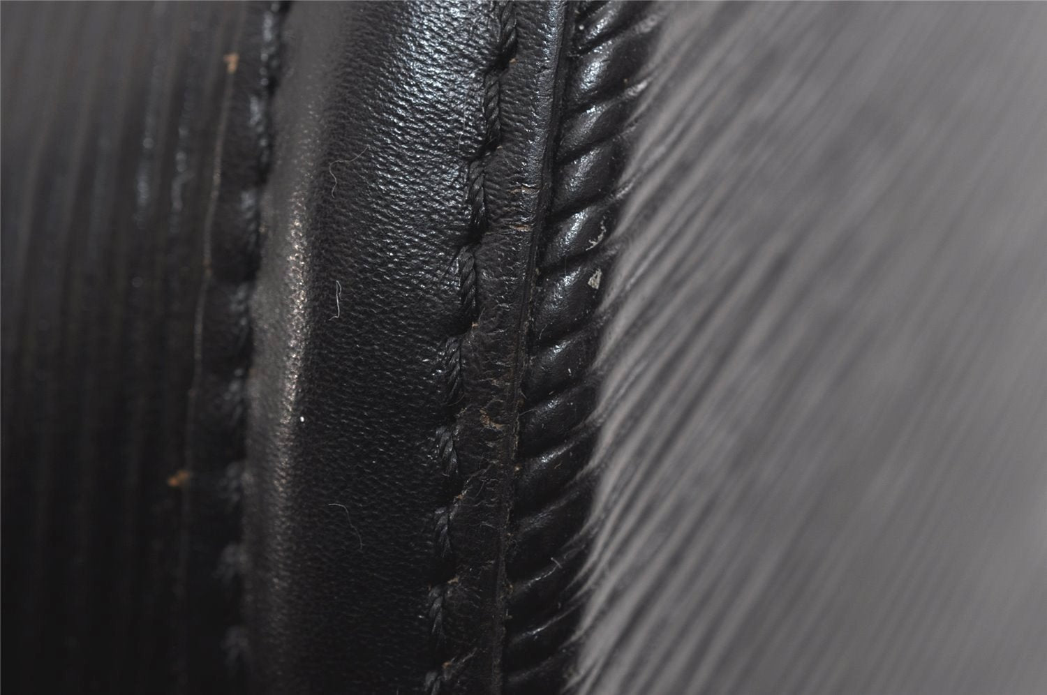 Auth Louis Vuitton Epi Saint Jacques Shopping Shoulder Bag Black M52262 LV 2801I