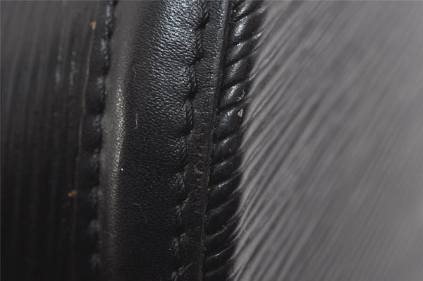 Auth Louis Vuitton Epi Saint Jacques Shopping Shoulder Bag Black M52262 LV 2801I