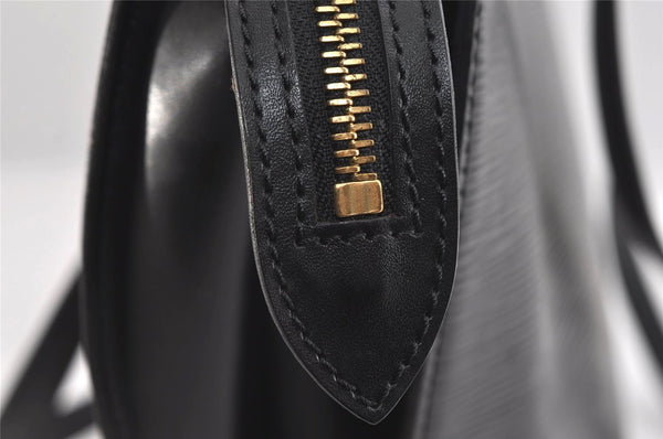 Auth Louis Vuitton Epi Saint Jacques Shopping Shoulder Bag Black M52262 LV 2801I