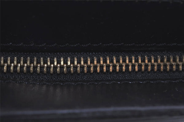 Auth Louis Vuitton Epi Saint Jacques Shopping Shoulder Bag Black M52262 LV 2801I