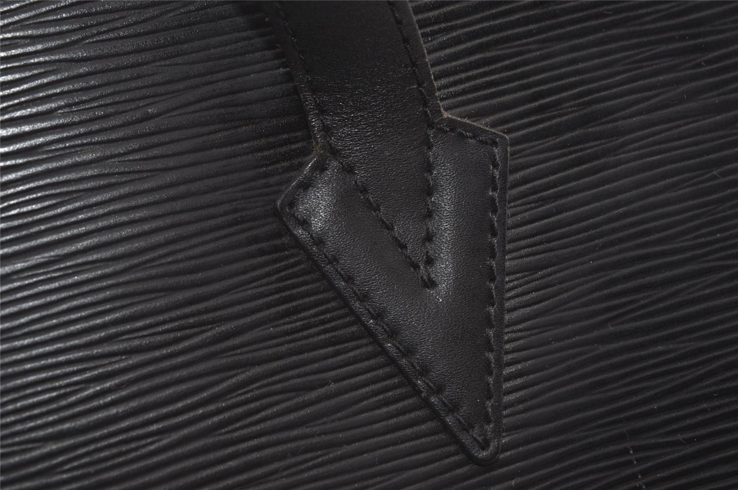 Auth Louis Vuitton Epi Saint Jacques Shopping Shoulder Bag Black M52262 LV 2801I