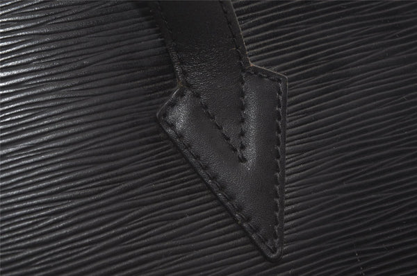 Auth Louis Vuitton Epi Saint Jacques Shopping Shoulder Bag Black M52262 LV 2801I