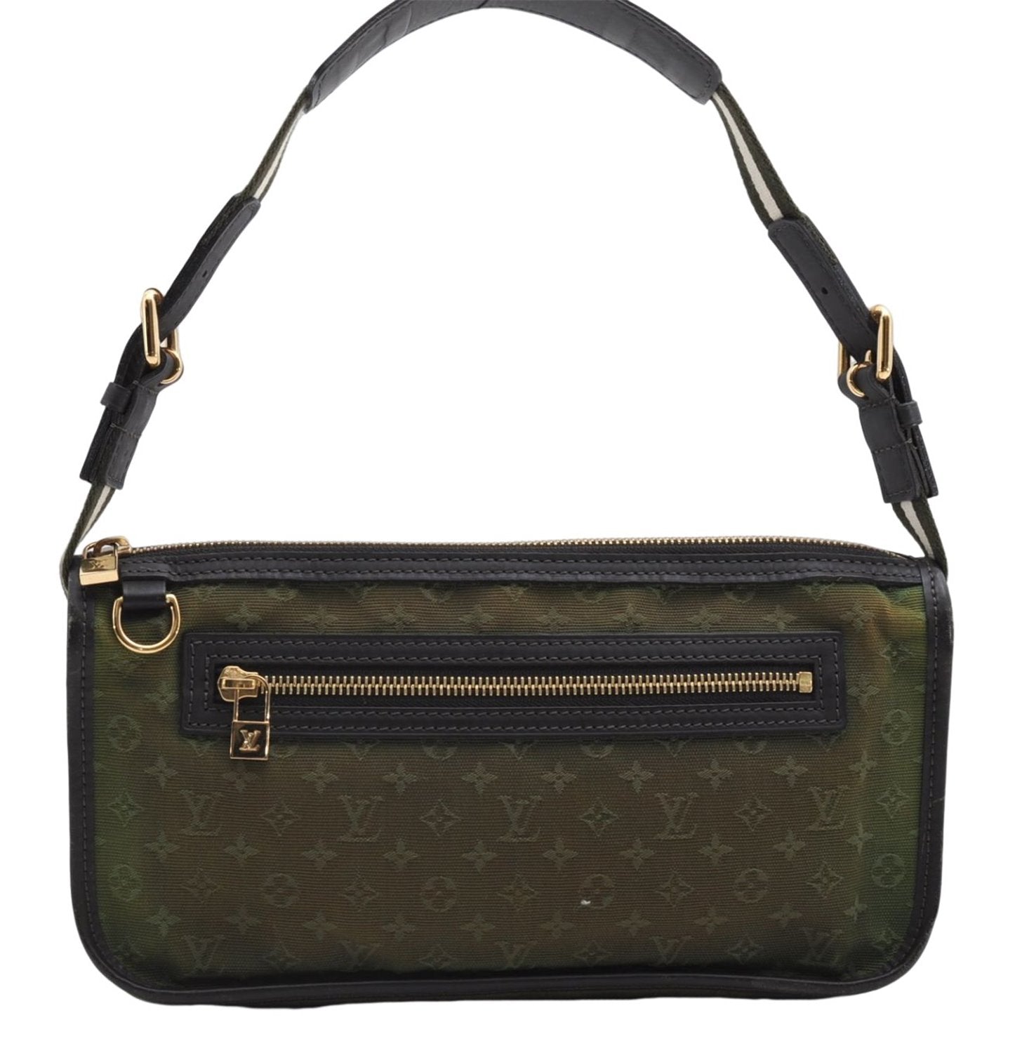 Louis Vuitton Monogram Mini Pochette Kathleen Shoulder Bag Green M92332 LV 2802E