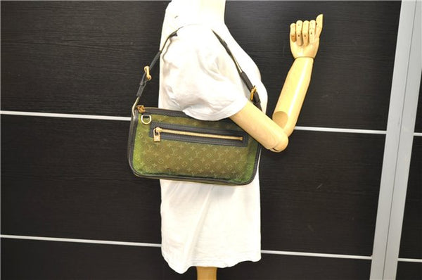 Louis Vuitton Monogram Mini Pochette Kathleen Shoulder Bag Green M92332 LV 2802E