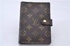 Authentic Louis Vuitton Monogram Agenda PM Notebook Cover R20005 LV 2802F