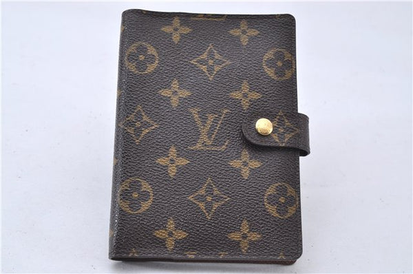 Authentic Louis Vuitton Monogram Agenda PM Notebook Cover R20005 LV 2802F