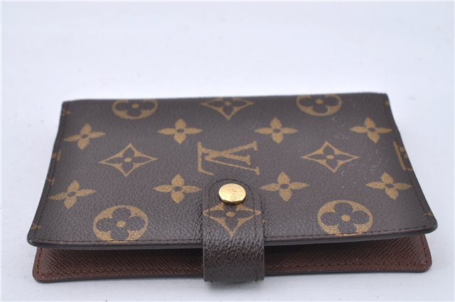 Authentic Louis Vuitton Monogram Agenda PM Notebook Cover R20005 LV 2802F