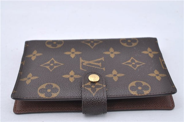 Authentic Louis Vuitton Monogram Agenda PM Notebook Cover R20005 LV 2802F