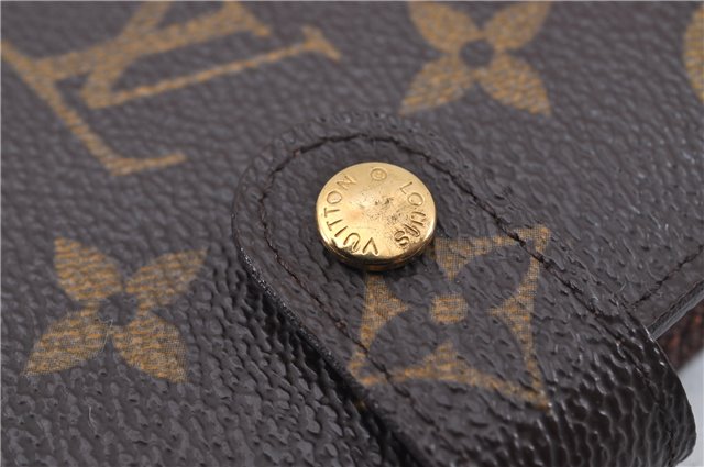 Authentic Louis Vuitton Monogram Agenda PM Notebook Cover R20005 LV 2802F