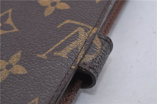 Authentic Louis Vuitton Monogram Agenda PM Notebook Cover R20005 LV 2802F