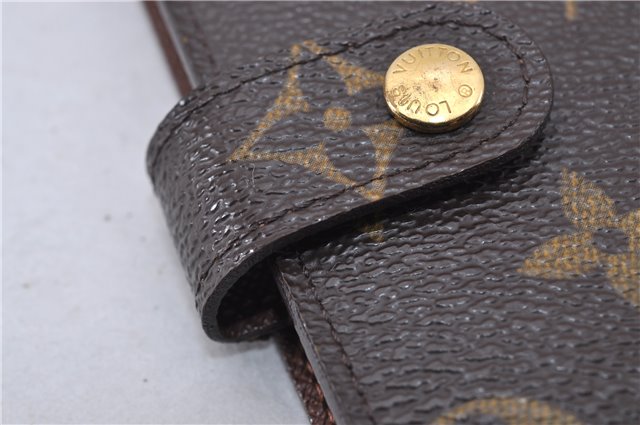 Authentic Louis Vuitton Monogram Agenda PM Notebook Cover R20005 LV 2802F