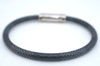 Authentic Louis Vuitton Damier Graphite Bracelet Keepit Black M6140E Junk 2802G