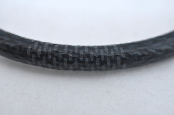 Authentic Louis Vuitton Damier Graphite Bracelet Keepit Black M6140E Junk 2802G