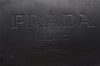 Authentic PRADA Vintage Leather Nappa Shoulder Hand Bag Black 2802I