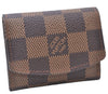 Authentic Louis Vuitton Damier Cufflinks Accessory Case Pouch M64681 LV 2803F