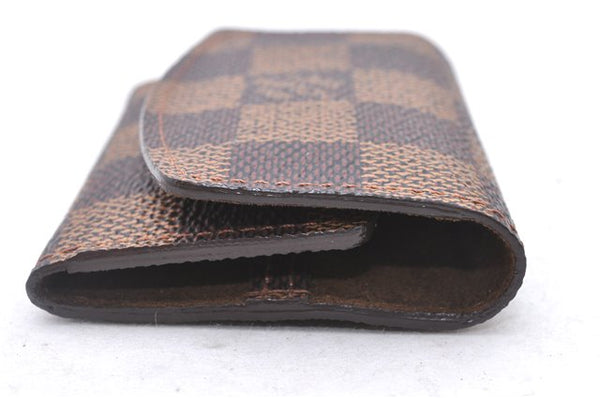 Authentic Louis Vuitton Damier Cufflinks Accessory Case Pouch M64681 LV 2803F